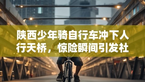 陕西少年骑自行车冲下人行天桥，惊险瞬间引发社会关注