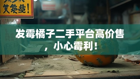 发霉橘子二手平台高价售，小心霉利！