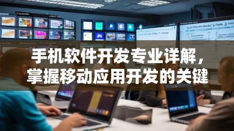 手机软件开发专业详解，掌握移动应用开发的关键技能