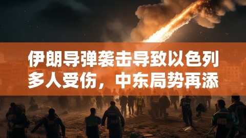 伊朗导弹袭击导致以色列多人受伤，中东局势再添变数,伊朗导弹袭击导致以色列多人受伤，中东局势再添变数,伊朗,以色列,第1张
