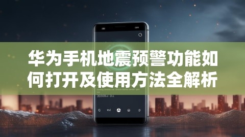 华为手机地震预警功能如何打开及使用方法全解析,华为手机地震预警功能如何打开及使用方法全解析,华为手机,地震预警功能使用,第1张