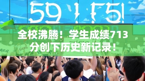 全校沸腾！学生成绩713分创下历史新记录！,全校沸腾！学生成绩713分创下历史新记录！,全校沸腾,713分新记录,第1张